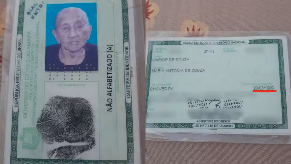 Tia Margarida tem 117 anos. Amapá.