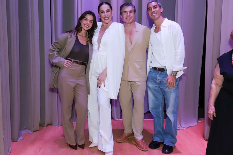 Claudia Raia, Jarbas Homem de Mello, Giovanna Lancellotti e Gabriel David