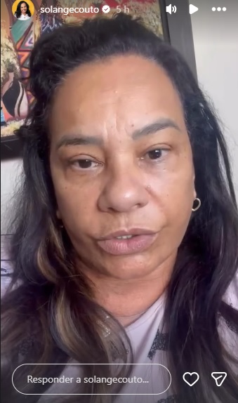 Solange Couto, do BBB 26, em seu Stories