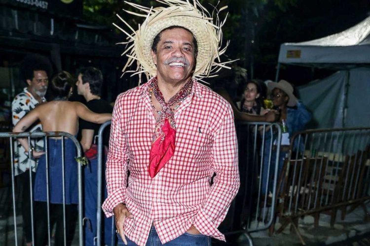 Bukassa Kabengele na festa junina de 'A Nobreza do Amor'