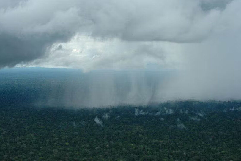 Chuvas na Amazônia.