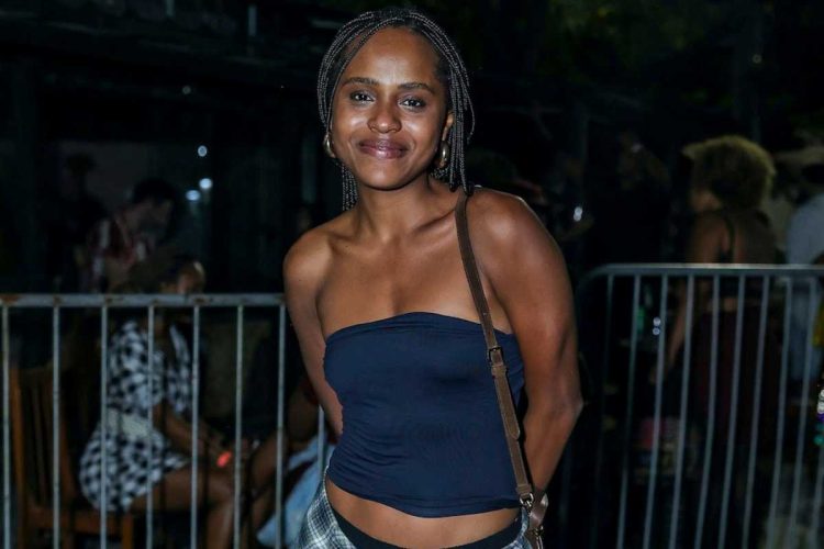 Duda Santos na festa junina de 'A Nobreza do Amor'