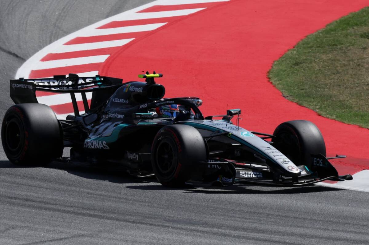 Kimi Antonelli (Mercedes) na qualificação do GP de Barcelona 2026