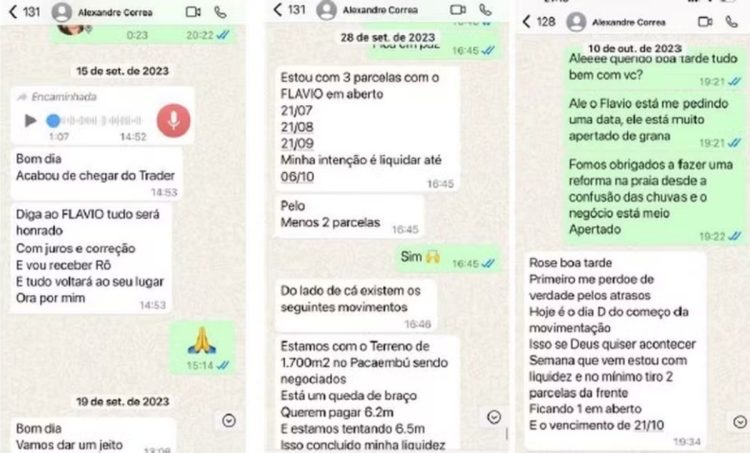Mensagens de Alexandre Correa 