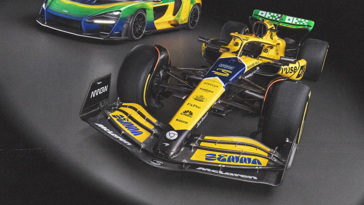 A McLaren disputará o GP de Mônaco de 2024 com um visual em homenagem a Ayrton Senna