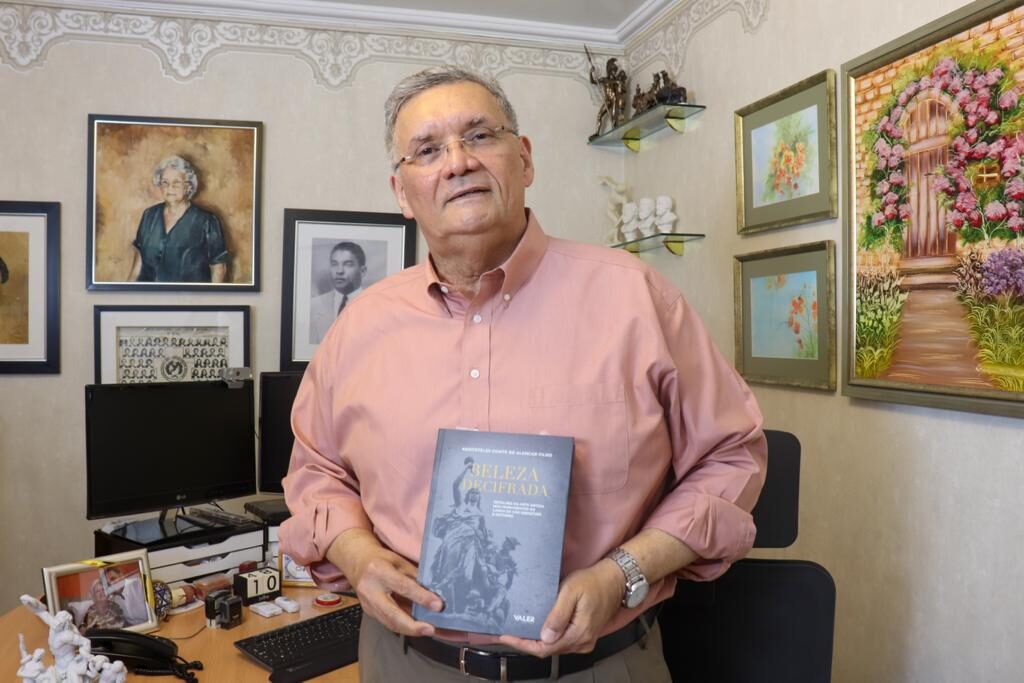 Médico Cardiologista e atual presidente da Academia Amazonense de Letras Dr. Aristóteles Comte de Alencar Filho. Foto: Reprodução/Academia Amazonense de Letras
