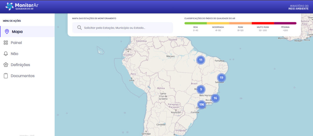 Brasil passa a monitorar a qualidade do ar em todas as regiões do país com novas estações na região Norte
