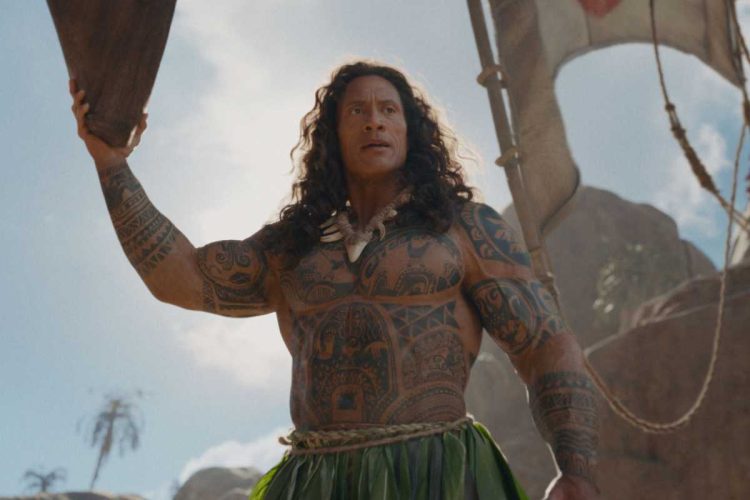 cena do live-action de moana