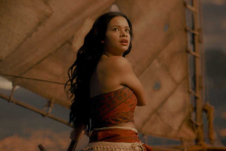 cena do live-action de moana