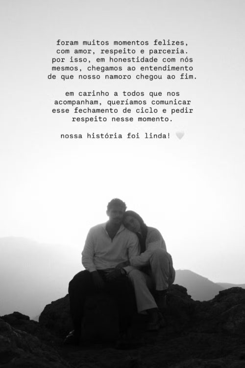 Fim de namoro Giovanna e Pizane 
