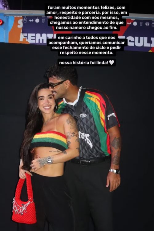 Fim de namoro Giovanna e Pizane