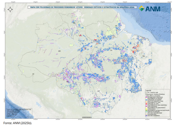Potencial de minerais críticos e estratégicos na Amazônia é detalhado em estudo da ANM