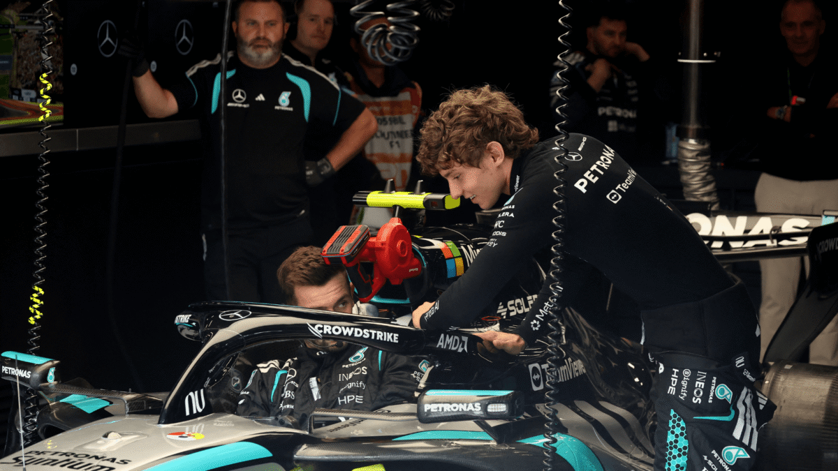 Kimi Antonelli larga na pole position no GP da Bélgica