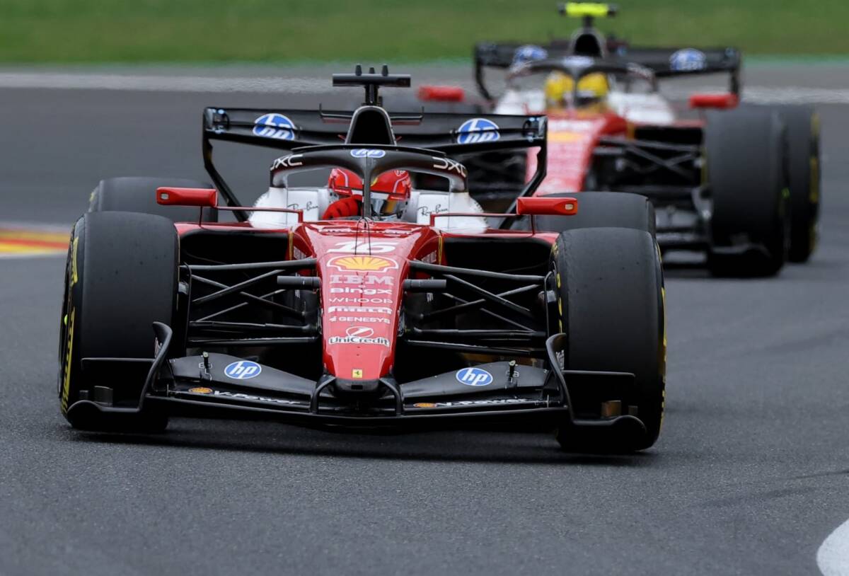 Leclerc teve o segundo melhor tempo e volta ao pódio no GP da Bélgica
