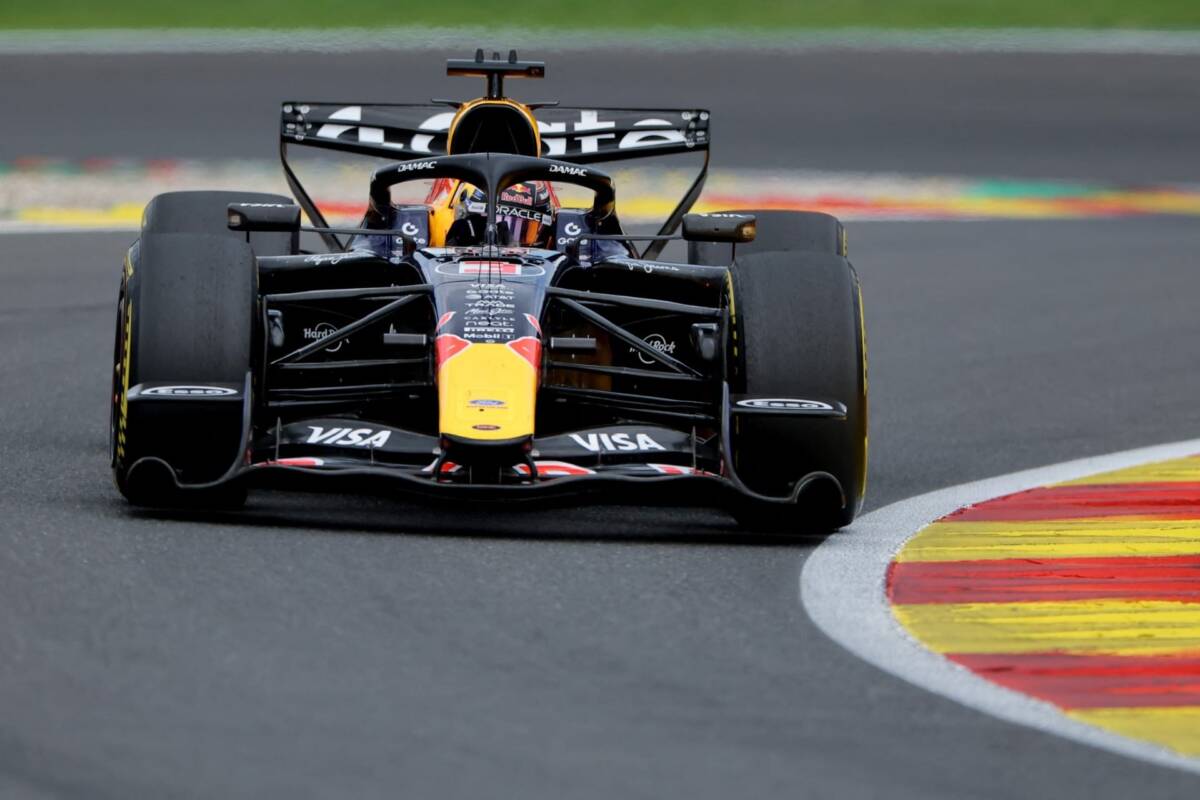 Max Verstappen fecha o pódio do GP da Bélgica com o terceiro melhor tempo