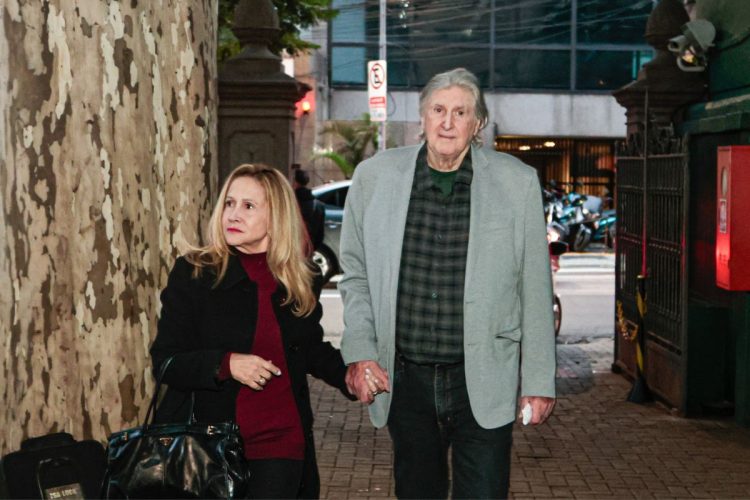Sérgio Reis com a esposa