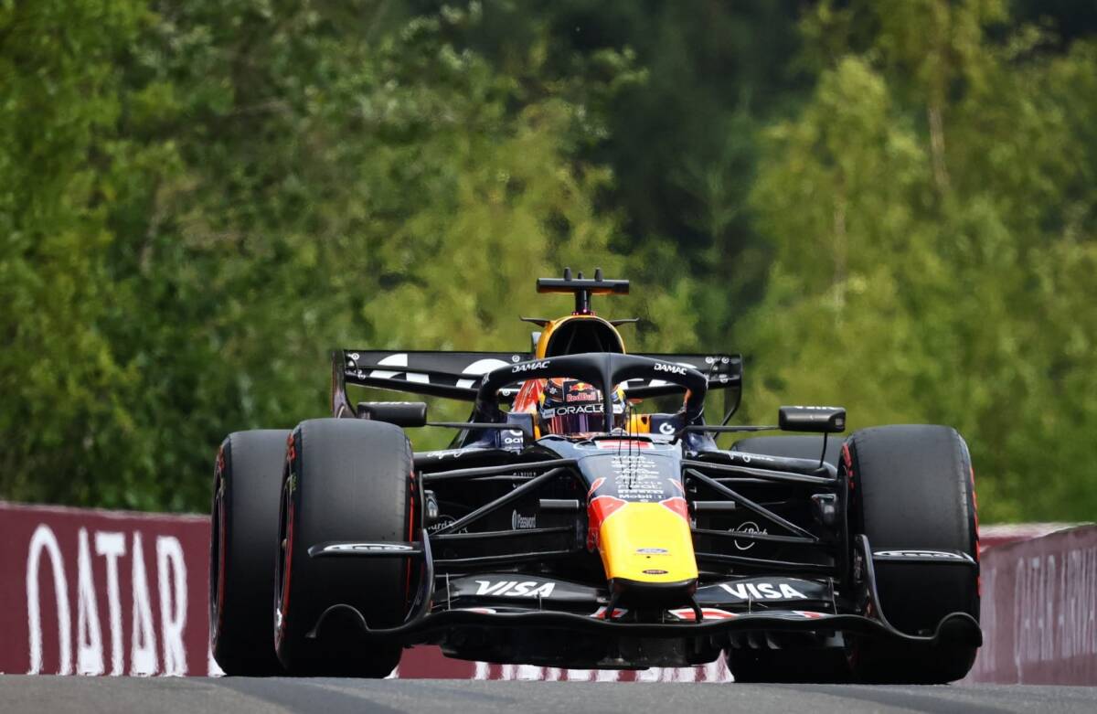 Verstappen foi o segundo mais rápido no qualy do GP da Bélgica