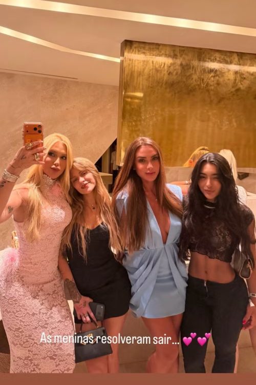 Virginia, Luisa Sonza, Nicole Bahls e Duda Freire