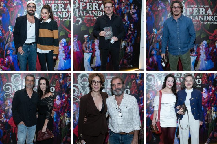 Famosos prestigiam pré-estreia de 'Ópera do Malandro'