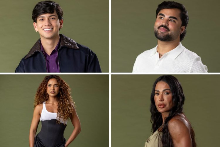 Léo Foguete, Giovana Cordeiro, Lucas Guedez e Gracynne Barbosa no Dança dos Famosos 2026