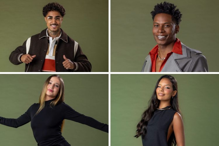 Breno Ferreira, Mell Muzillo, Livinho e Bruna Griphao no Dança dos Famosos 2026