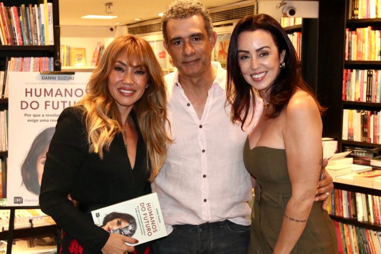 Dani Suzuki, Marcos Pasquim e Karla Nogueira 