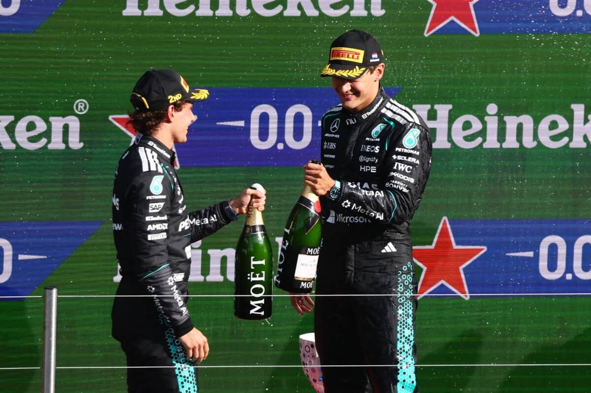 Mercedes teve os dois pilotos no pódio