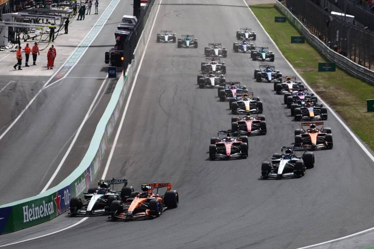 Norris e Antonelli no GP da Holanda