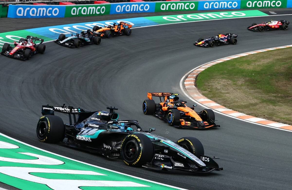 Russell foi o vencedor do GP da Holanda