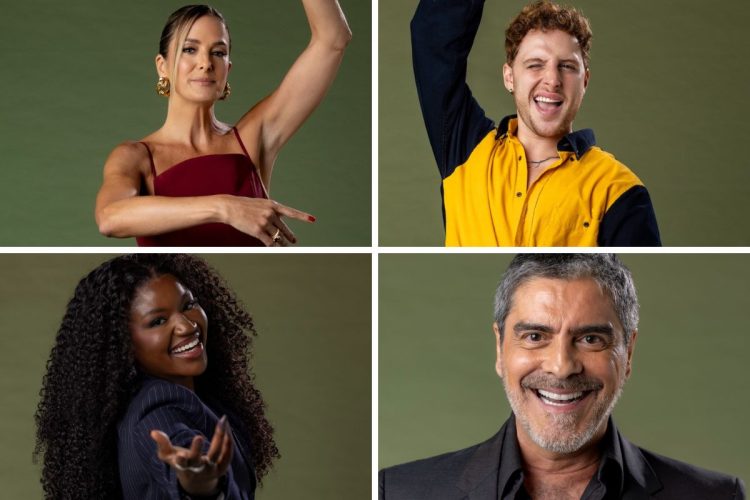 Ticiane Pinheiro, Diego Martins, Kenya Sade e Junno Andrade no Dança dos Famosos 2026