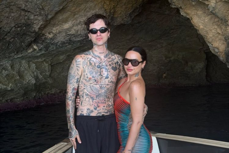 Demi Lovato com o marido