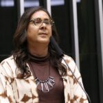 Deputada Duda Salabert (Psol-MG) no Plenário da Câmara dos Deputados