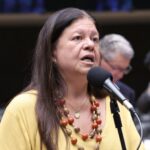 Deputada Laura Carneiro (PSD-RJ) fala no Plenário da Câmara dos Deputados